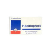 هيموبروكت تحاميل، 10 قطع